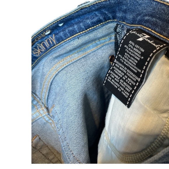 7 For All Mankind The Ankle Skinny Size 27 - Picture 8 of 8